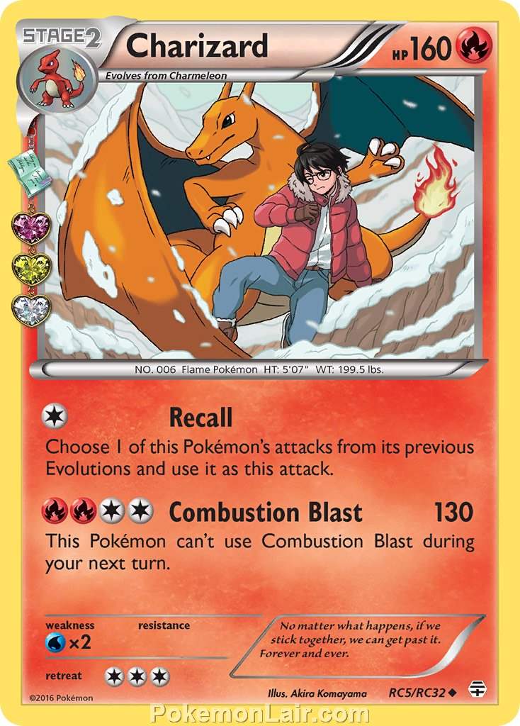 2016 Pokemon Trading Card Game Generations Price List – RC5 Charizard