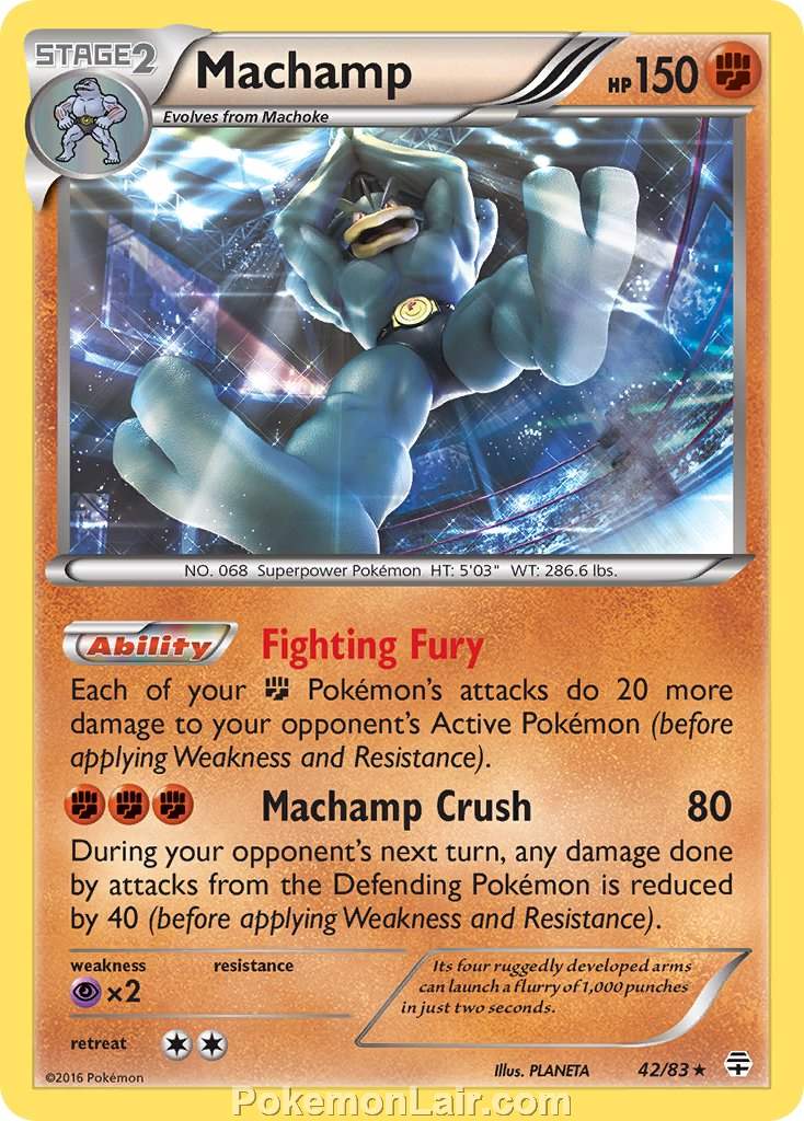 2016 Pokemon Trading Card Game Generations Set – 42 Machamp