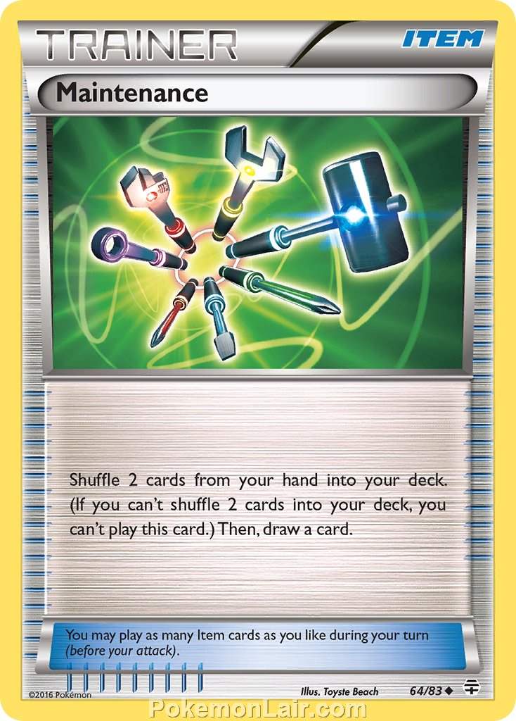 2016 Pokemon Trading Card Game Generations Set – 64 Maintenance