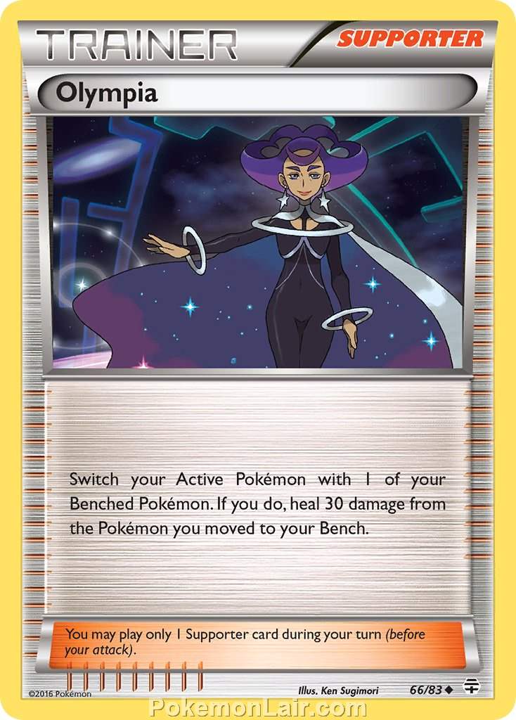 2016 Pokemon Trading Card Game Generations Set – 66 Olympia