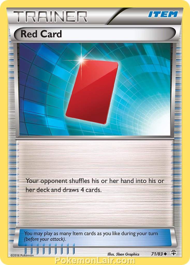 2016 Pokemon Trading Card Game Generations Set – 71 Red Card