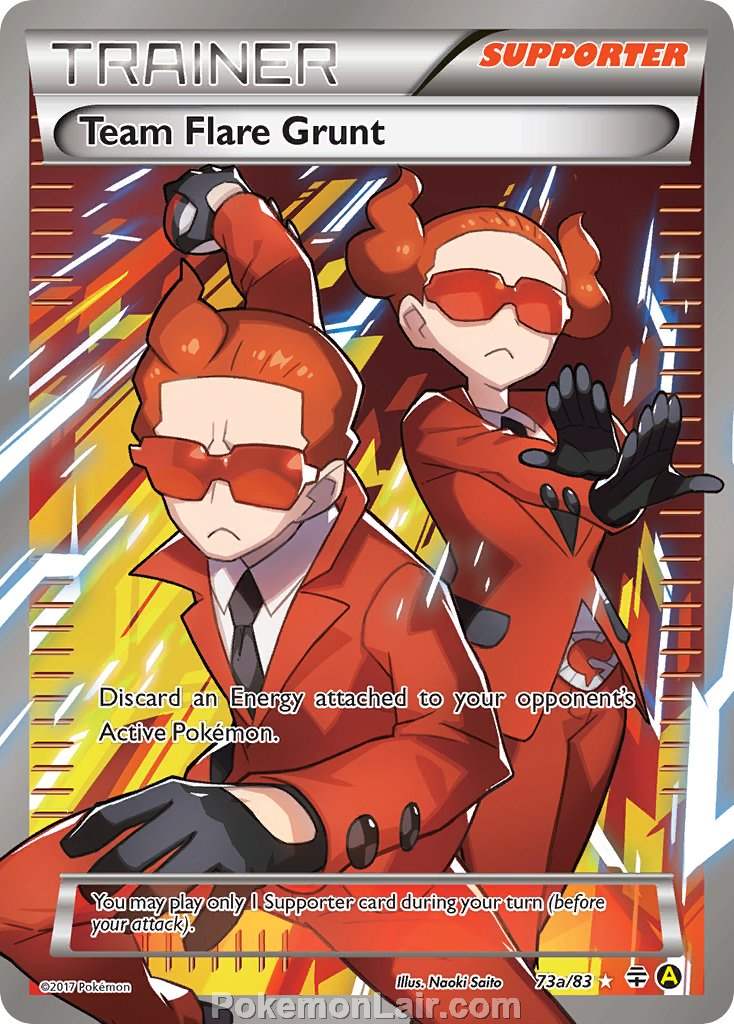 2016 Pokemon Trading Card Game Generations Set – 73a Team Flare Grunt