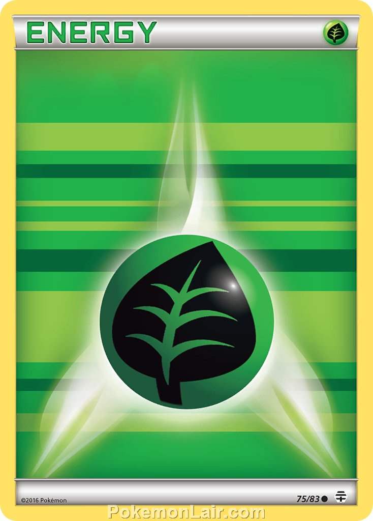 2016 Pokemon Trading Card Game Generations Set – 75 Grass Energy