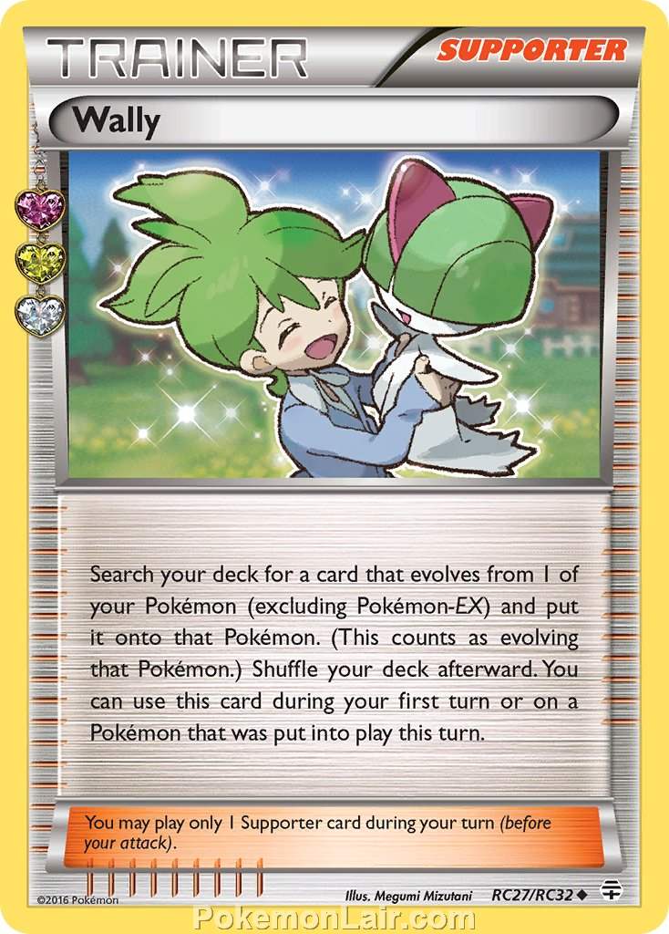 2016 Pokemon Trading Card Game Generations Set – RC27 Wally