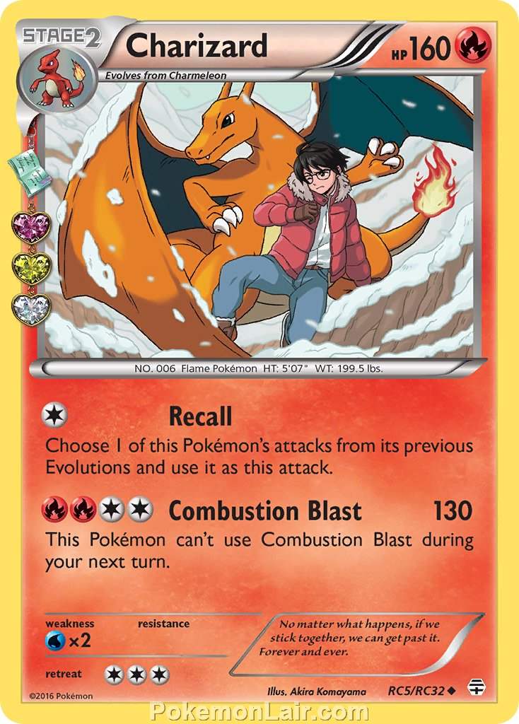 2016 Pokemon Trading Card Game Generations Set – RC5 Charizard