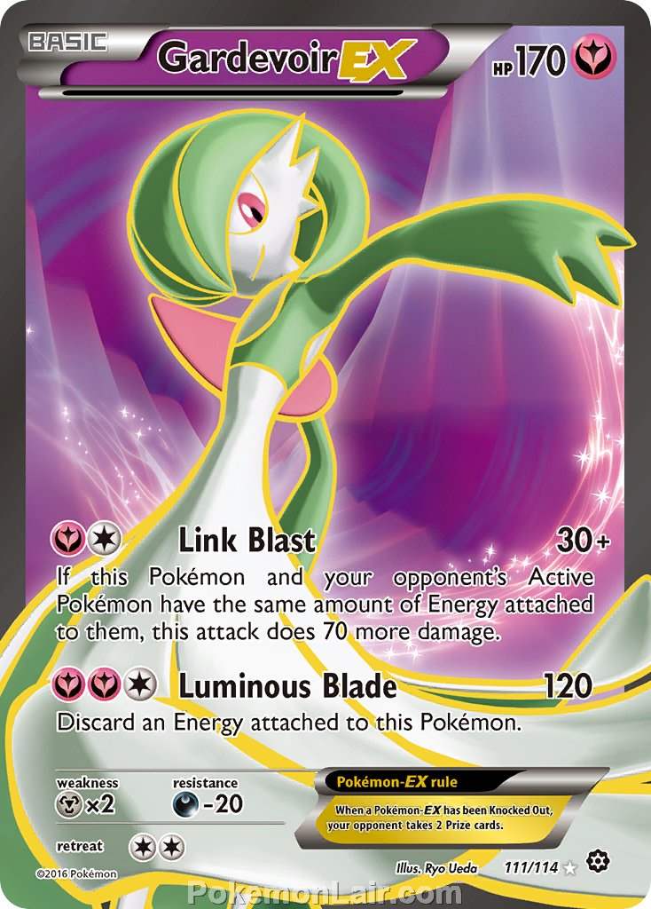 2016 Pokemon Trading Card Game Steam Siege Price List – 111 Gardevoir EX