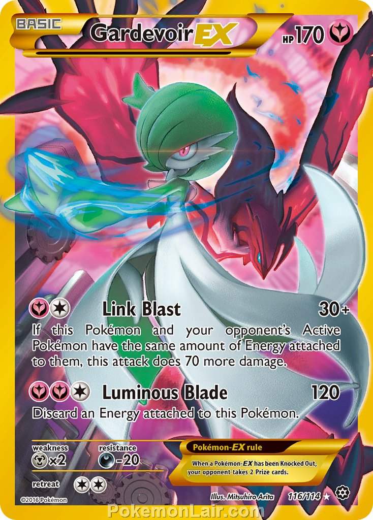 2016 Pokemon Trading Card Game Steam Siege Set – 116 Gardevoir EX