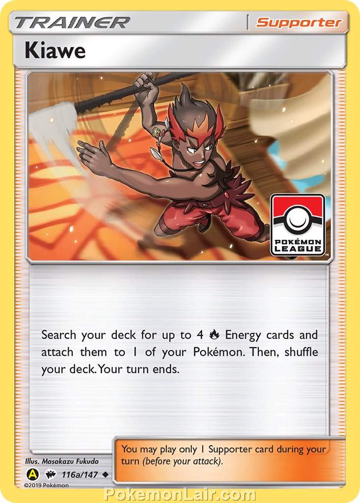 2017 Pokemon Trading Card Game Burning Shadows Set – 116a Kiawe