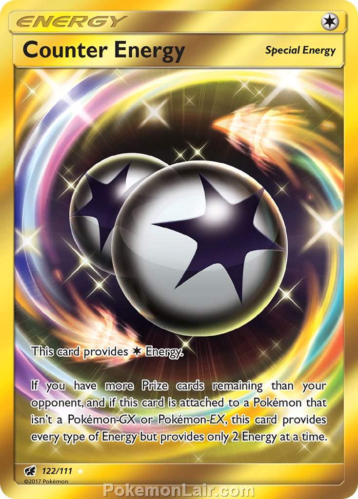 2017 Pokemon Trading Card Game Crimson Invasion Price List – 122 Counter Energy