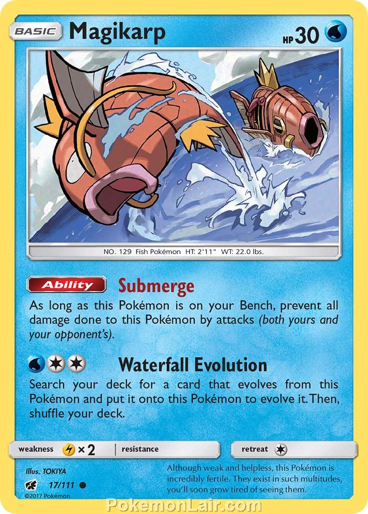 2017 Pokemon Trading Card Game Crimson Invasion Price List – 17 Magikarp