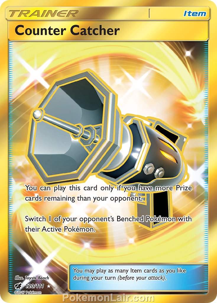 2017 Pokemon Trading Card Game Crimson Invasion Set – 120 Counter Catcher