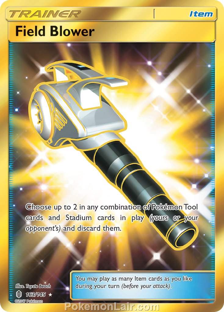 2017 Pokemon Trading Card Game Guardians Rising Set – 163 Field Blower