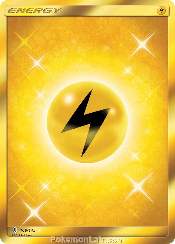 2017 Pokemon Trading Card Game Guardians Rising Set – 168 Lightning Energy
