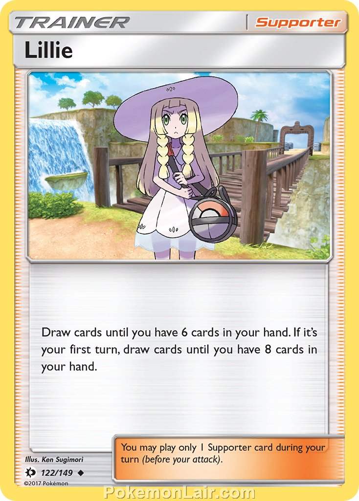 2017 Pokemon Trading Card Game Sun Moon Price List – 122 Lillie