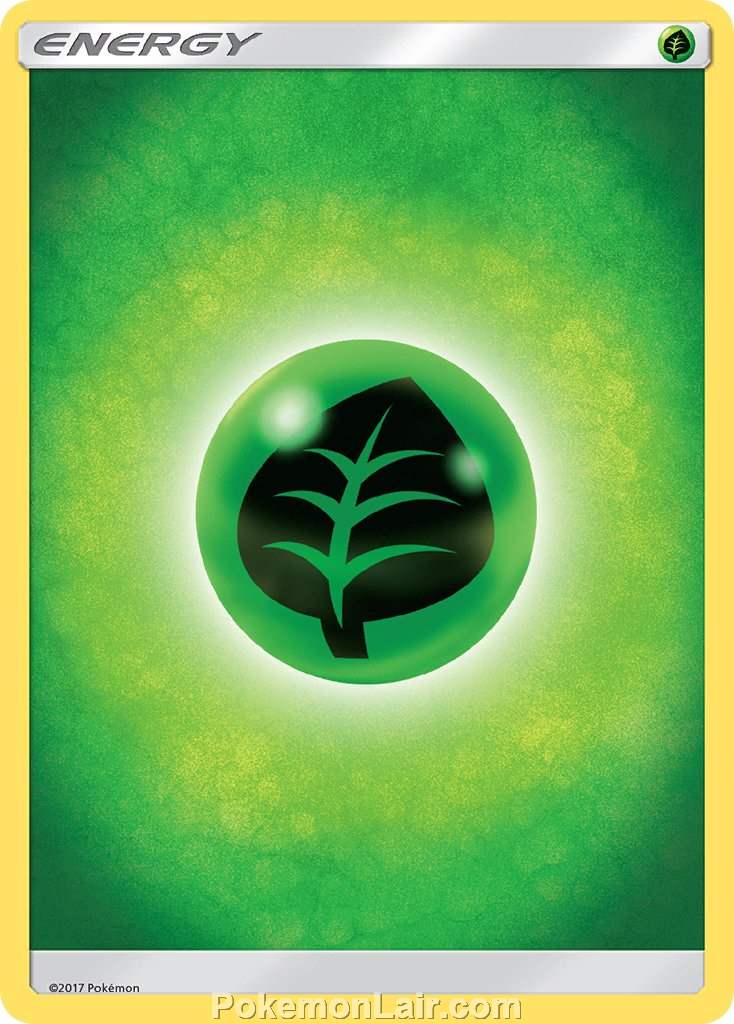 2017 Pokemon Trading Card Game Sun Moon Price List – E1 Grass Energy