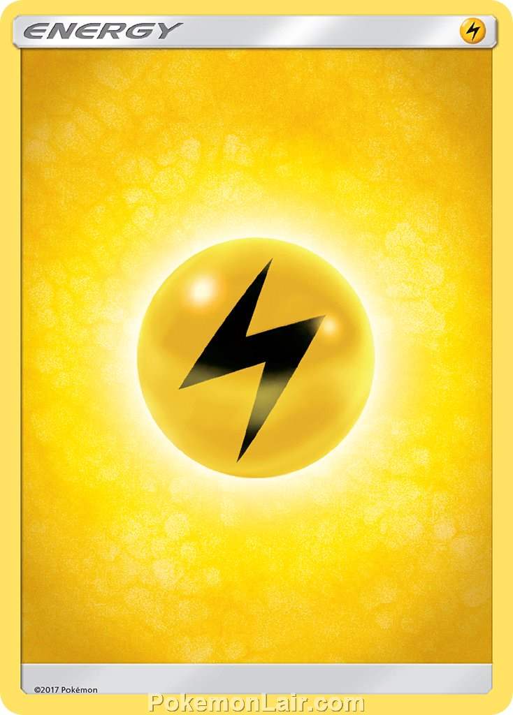 2017 Pokemon Trading Card Game Sun Moon Price List – E4 Lightning Energy