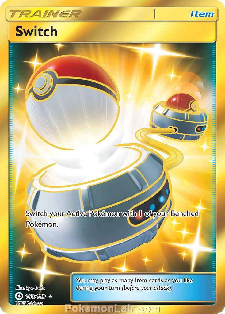 2017 Pokemon Trading Card Game Sun Moon Set – 160 Switch