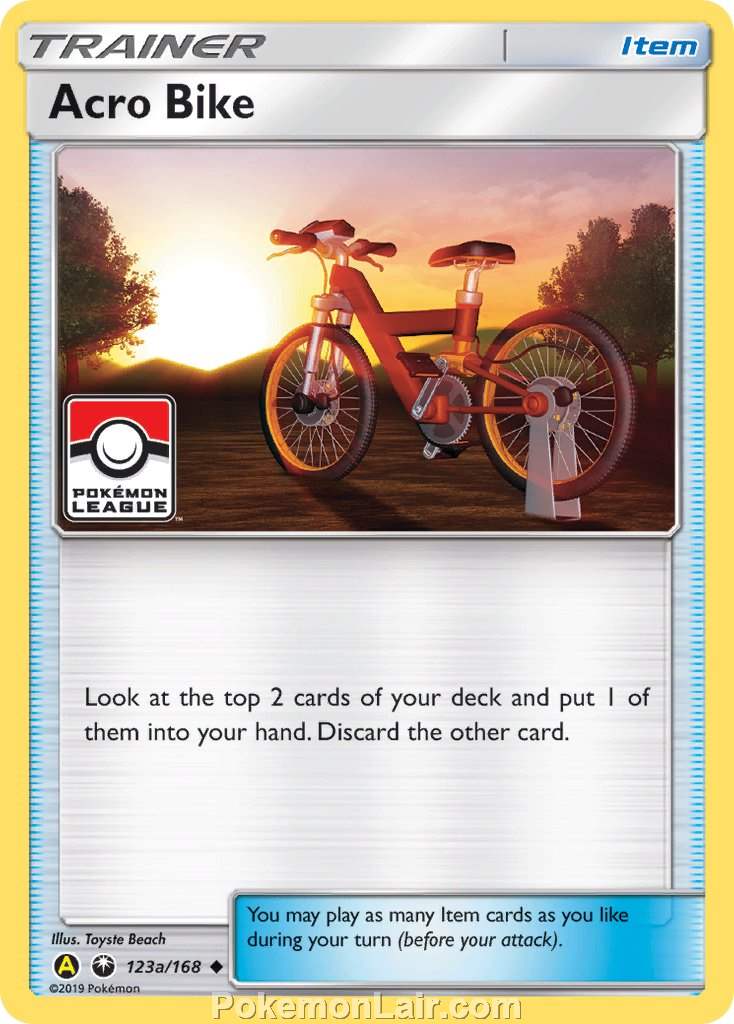 2018 Pokemon Trading Card Game Celestial Storm Price List – 123a Acro Bike