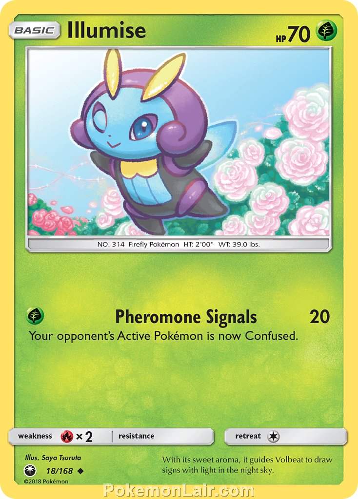 2018 Pokemon Trading Card Game Celestial Storm Price List – 18 Illumise