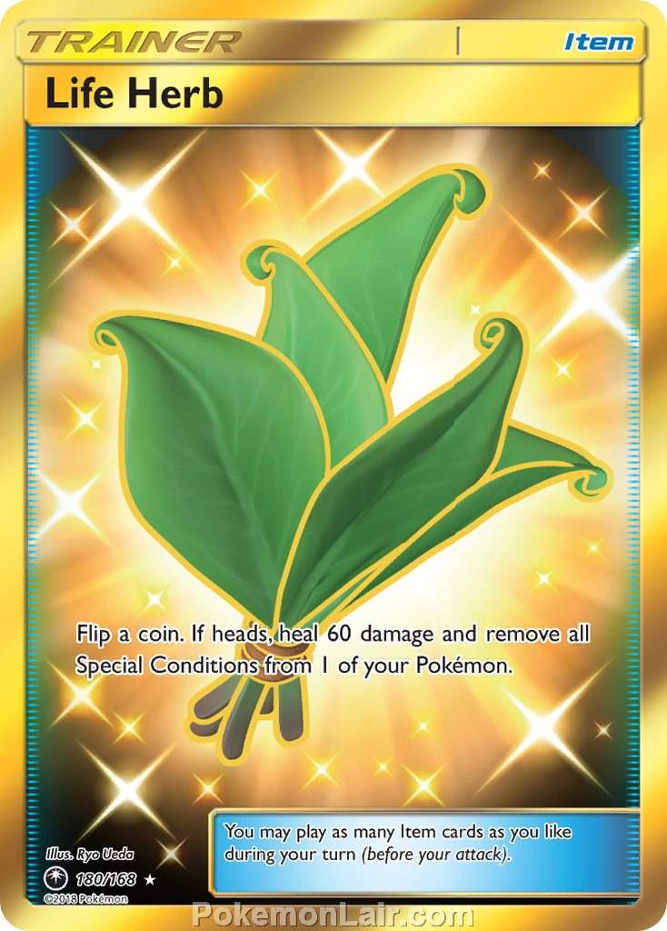 2018 Pokemon Trading Card Game Celestial Storm Price List – 180 Life Herb