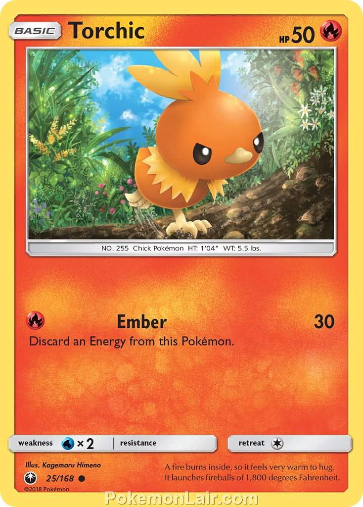 2018 Pokemon Trading Card Game Celestial Storm Price List – 25 Torchic