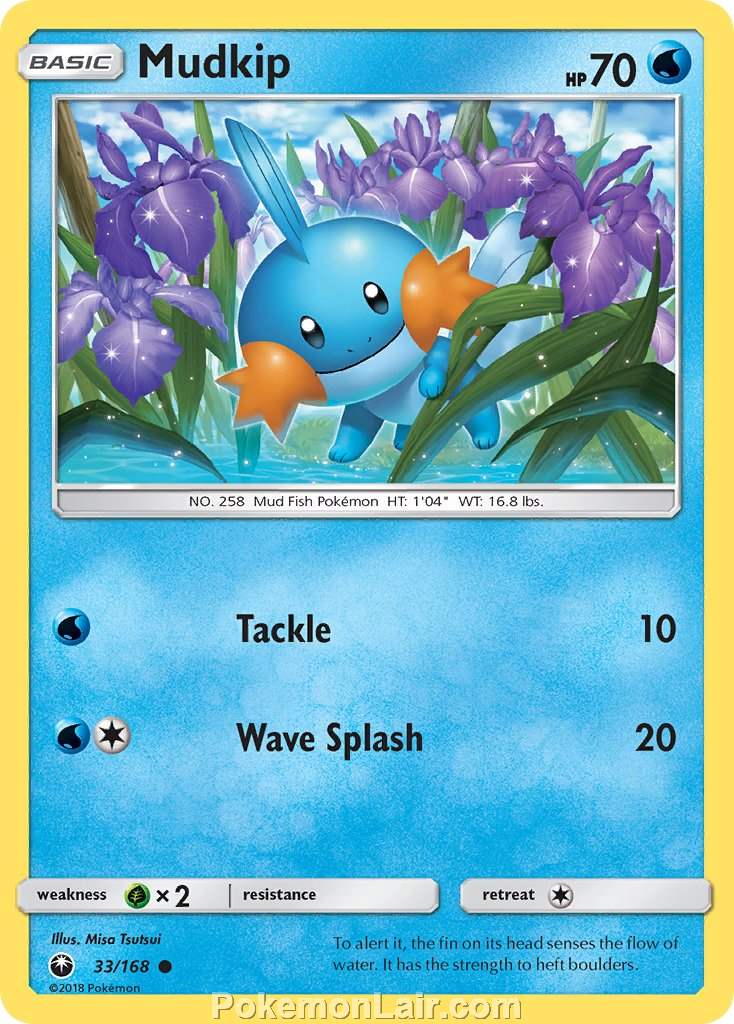 2018 Pokemon Trading Card Game Celestial Storm Price List – 33 Mudkip