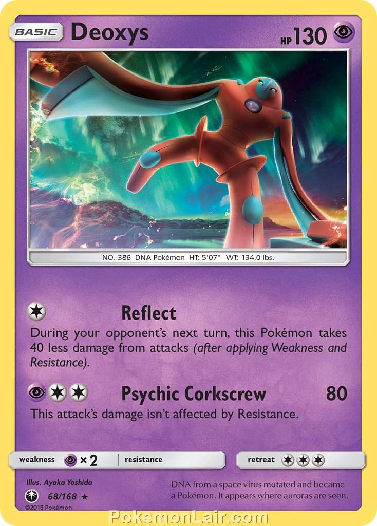 2018 Pokemon Trading Card Game Celestial Storm Price List – 68 Deoxys