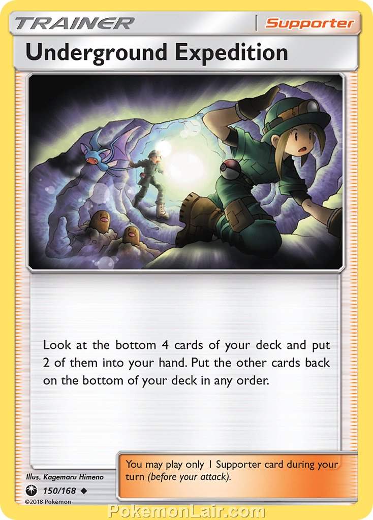 2018 Pokemon Trading Card Game Celestial Storm Set – 150 Underground Expedition