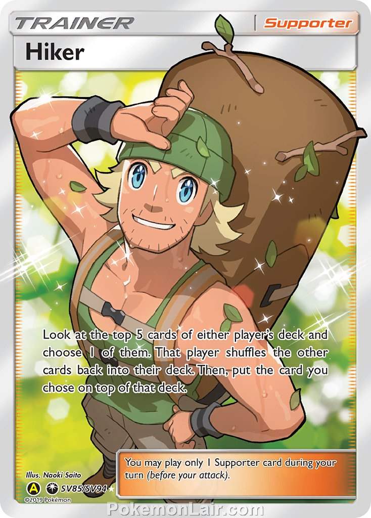 2018 Pokemon Trading Card Game Celestial Storm Set – SV85 Hiker