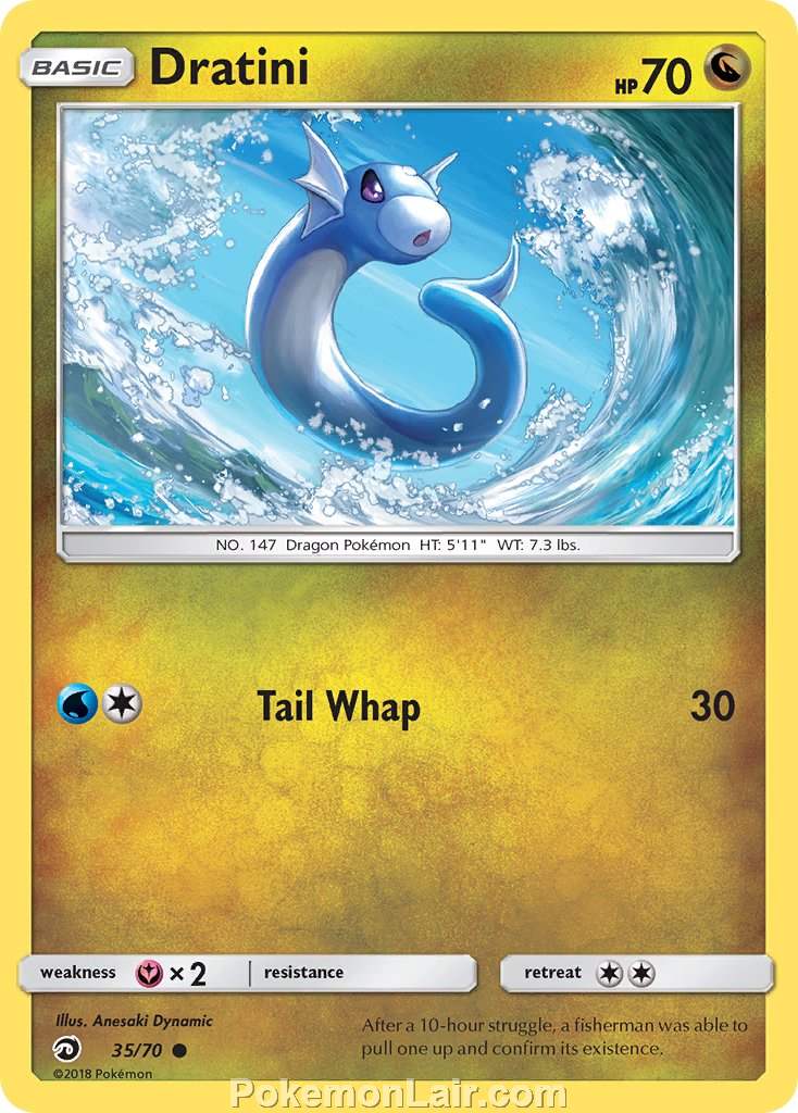 2018 Pokemon Trading Card Game Dragon Majesty Set – 35 Dratini