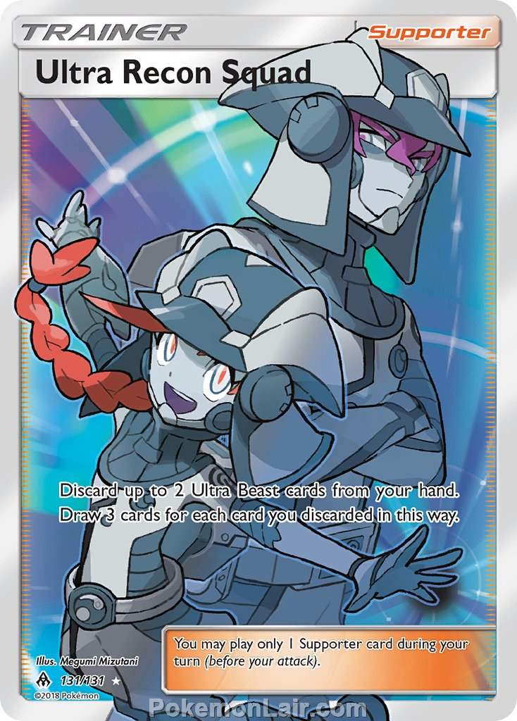 2018 Pokemon Trading Card Game Forbidden Light Price List – 131 Ultra Recon Squad