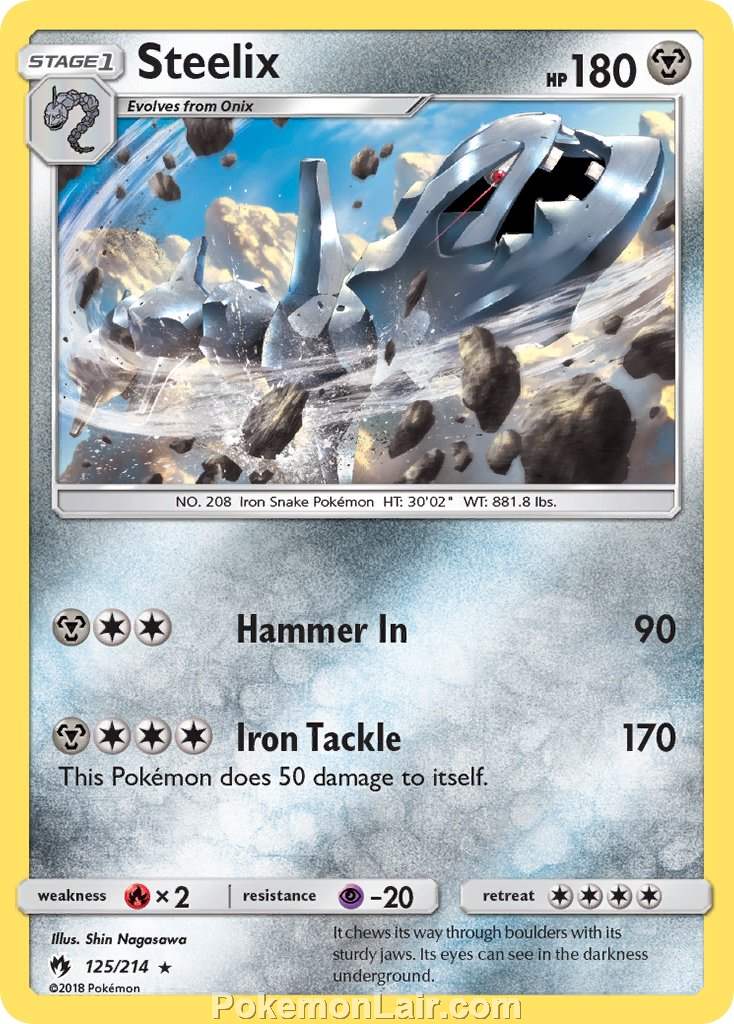 2018 Pokemon Trading Card Game Lost Thunder Price List – 125 Steelix