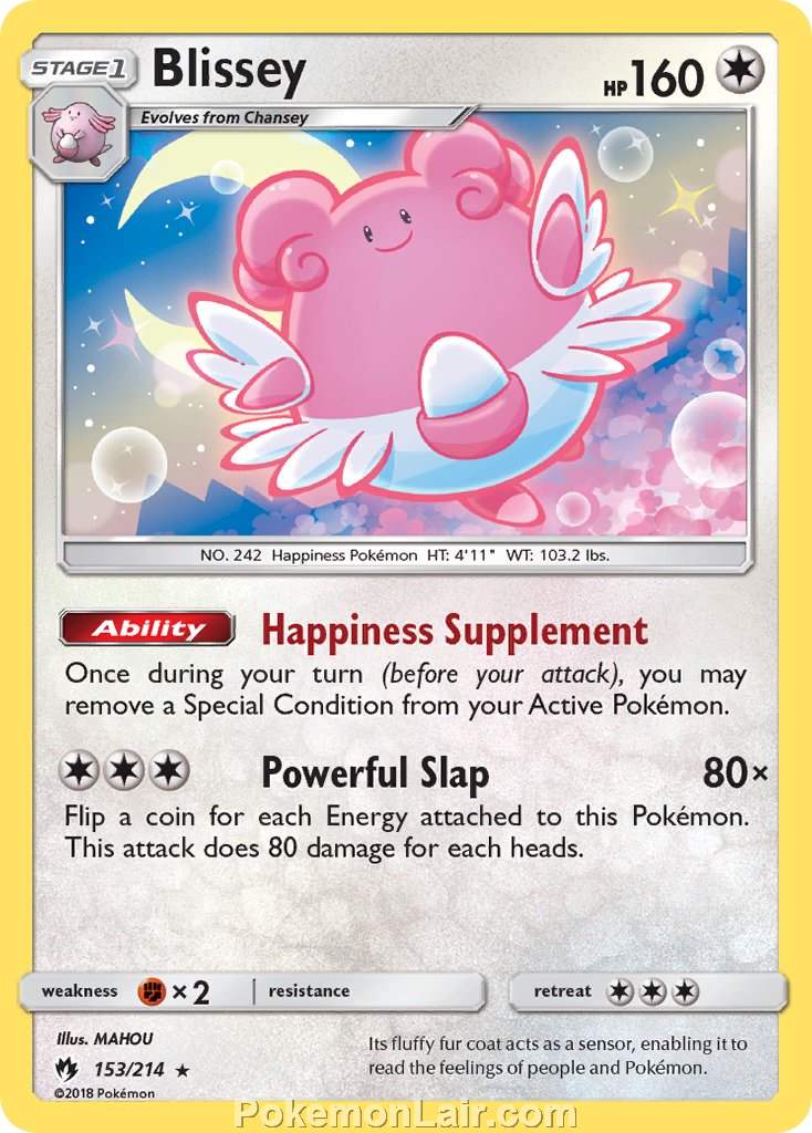 2018 Pokemon Trading Card Game Lost Thunder Price List – 153 Blissey