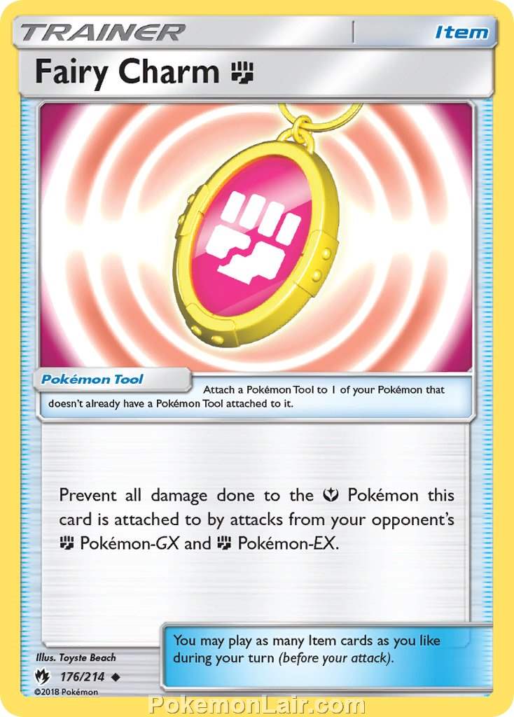 2018 Pokemon Trading Card Game Lost Thunder Price List – 176 Fairy Charm