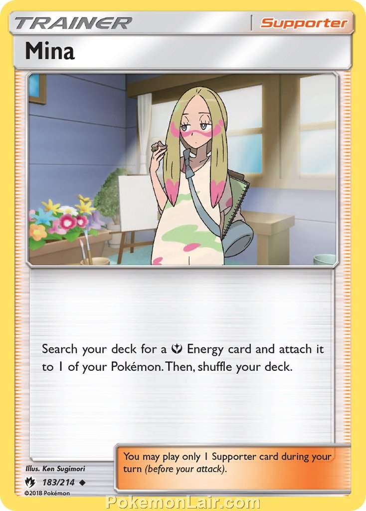 2018 Pokemon Trading Card Game Lost Thunder Price List – 183 Mina