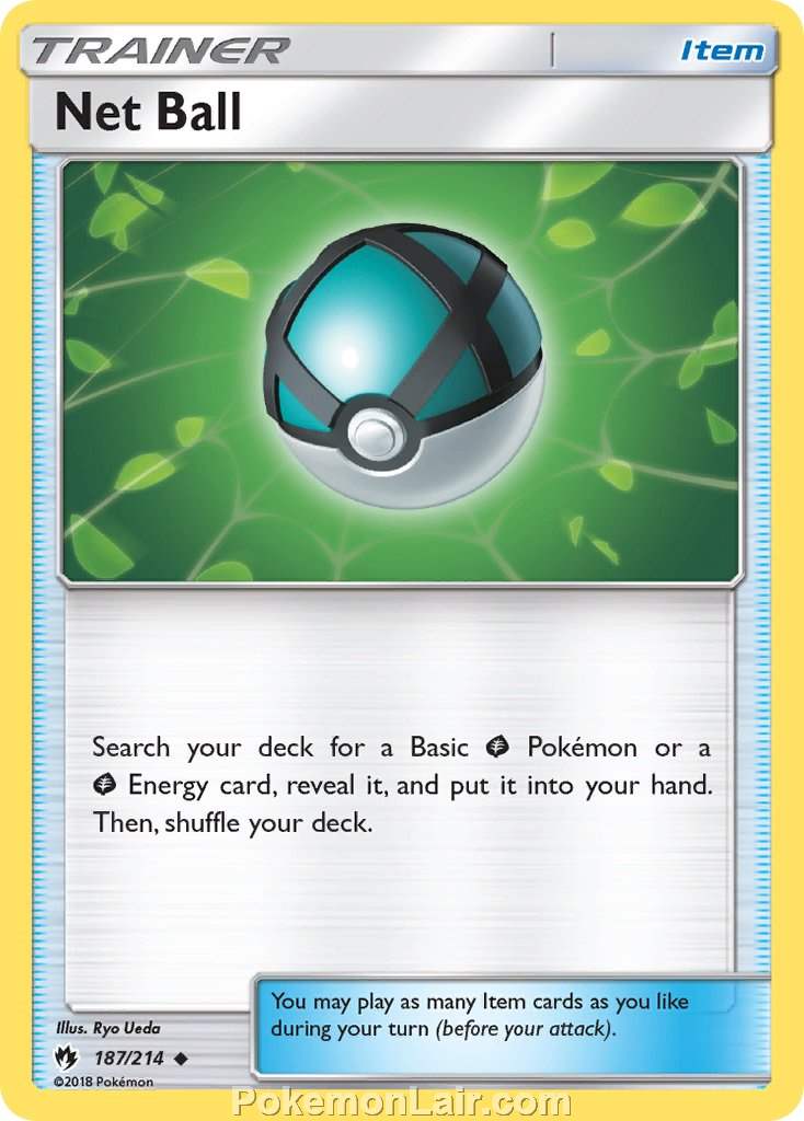 2018 Pokemon Trading Card Game Lost Thunder Price List – 187 Net Ball