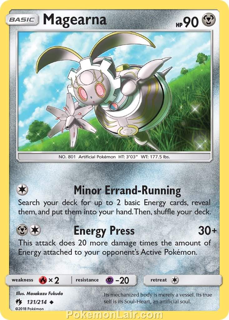 2018 Pokemon Trading Card Game Lost Thunder Set – 131 Magearna