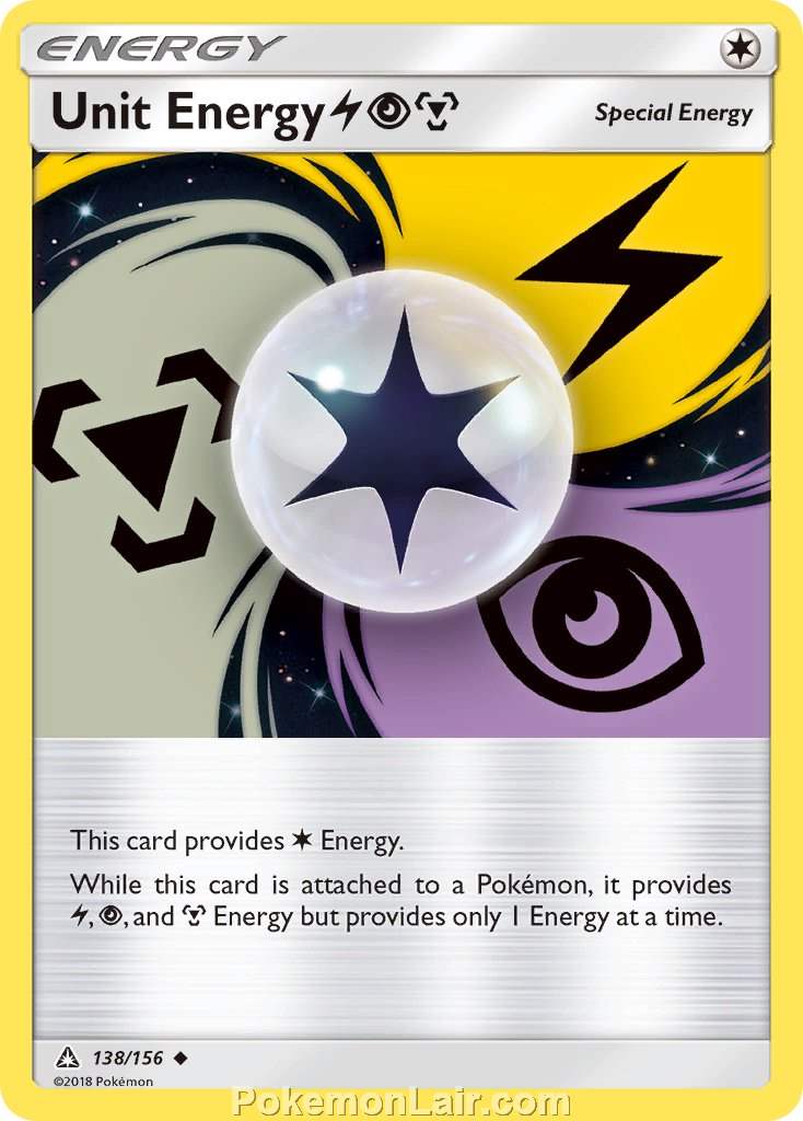 2018 Pokemon Trading Card Game Ultra Prism Price List – 138 Unit Energy Lpm