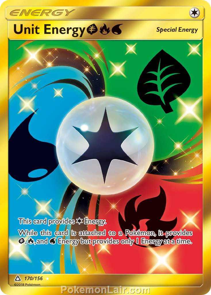 2018 Pokemon Trading Card Game Ultra Prism Price List – 170 Unit Energy