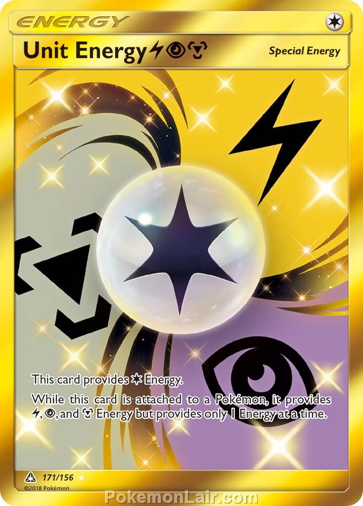 2018 Pokemon Trading Card Game Ultra Prism Price List – 171 Unit Energy Lpm