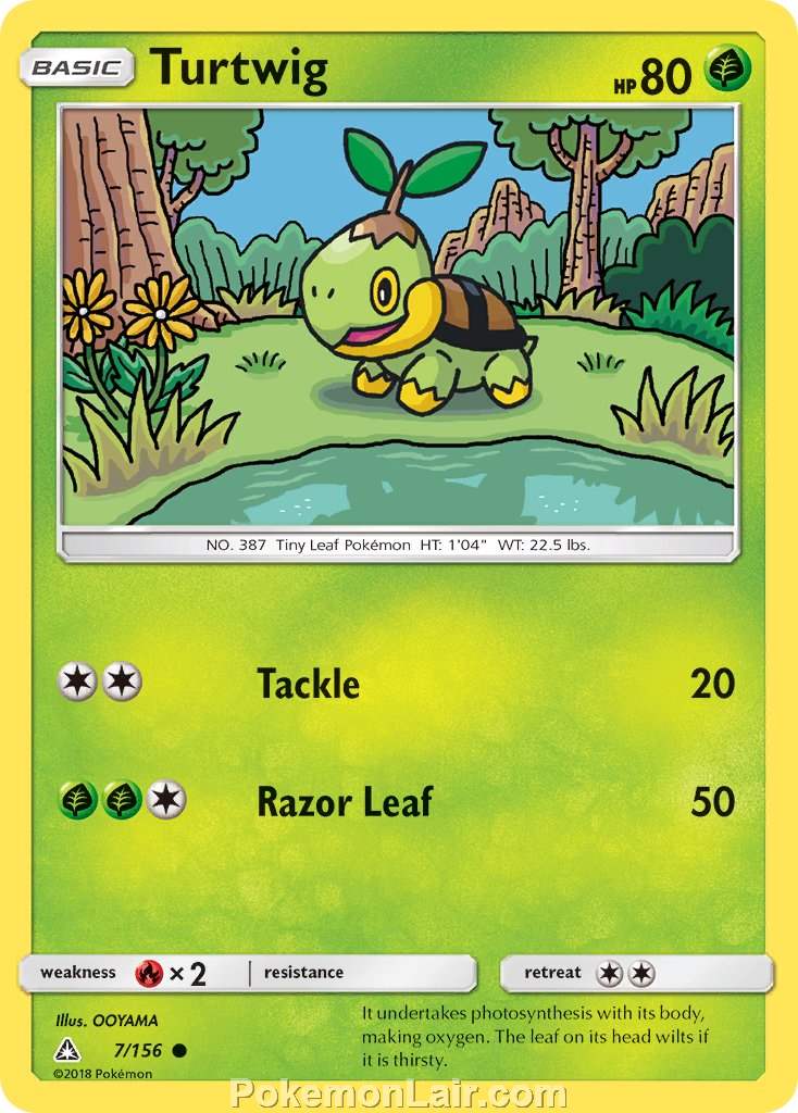 2018 Pokemon Trading Card Game Ultra Prism Price List – 7 Turtwig