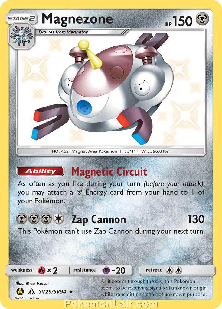 2018 Pokemon Trading Card Game Ultra Prism Set – SV29 Magnezone