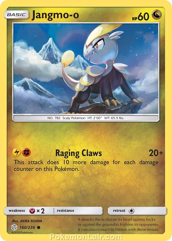 2019 Pokemon Trading Card Game Cosmic Eclipse Price List – 160 Jangmo O