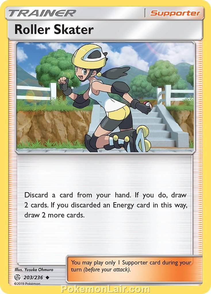 2019 Pokemon Trading Card Game Cosmic Eclipse Price List – 203 Roller Skater