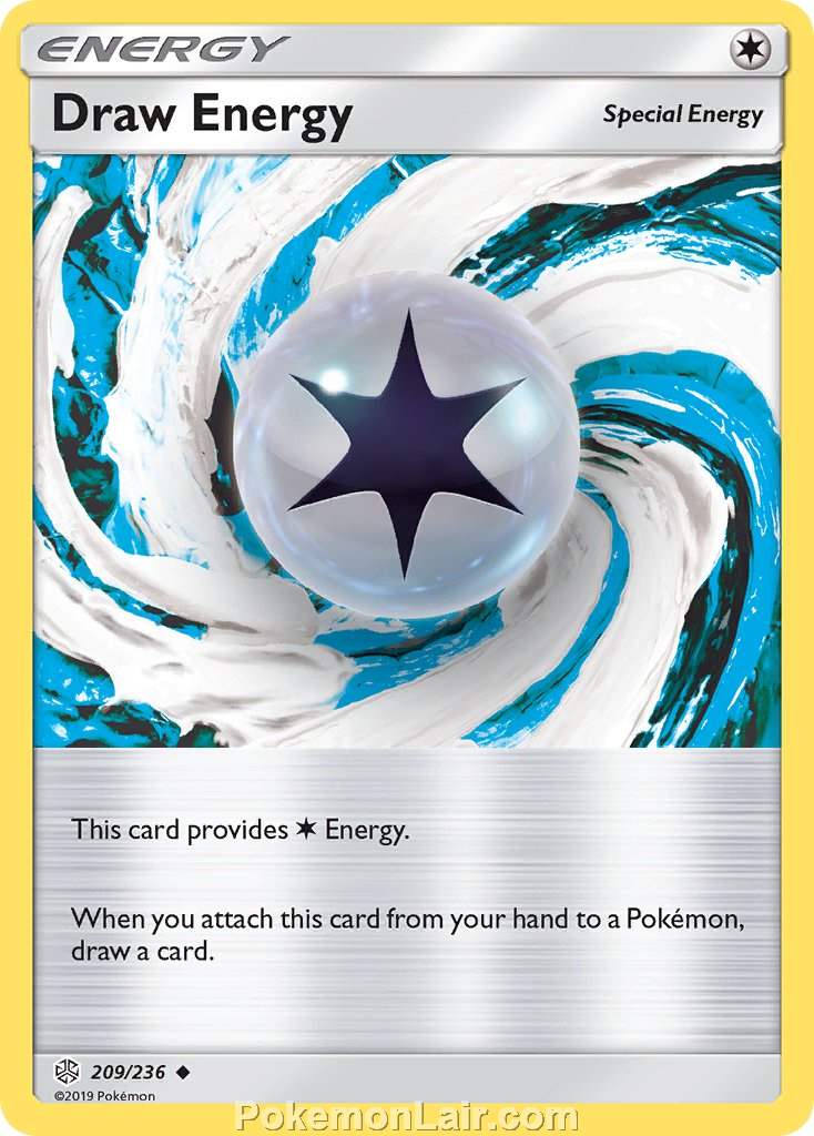 2019 Pokemon Trading Card Game Cosmic Eclipse Price List – 209 Draw Energy
