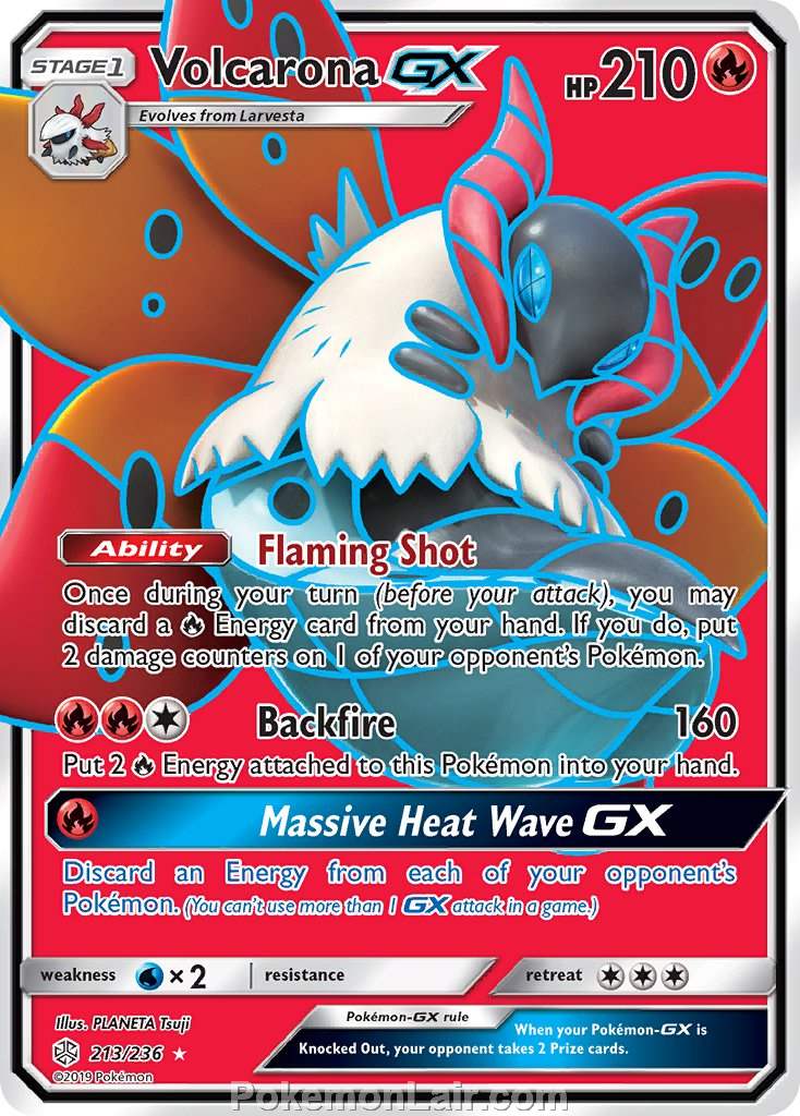 2019 Pokemon Trading Card Game Cosmic Eclipse Price List – 213 Volcarona GX