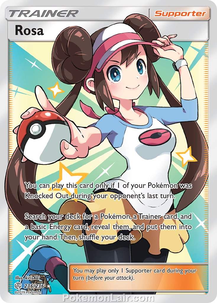 2019 Pokemon Trading Card Game Cosmic Eclipse Set – 236 Rosa
