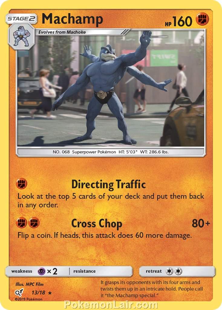 2019 Pokemon Trading Card Game Detective Pikachu Price List – 13 Machamp