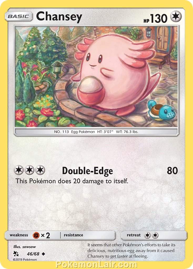 2019 Pokemon Trading Card Game Hidden Fates Price List – 46 Chansey