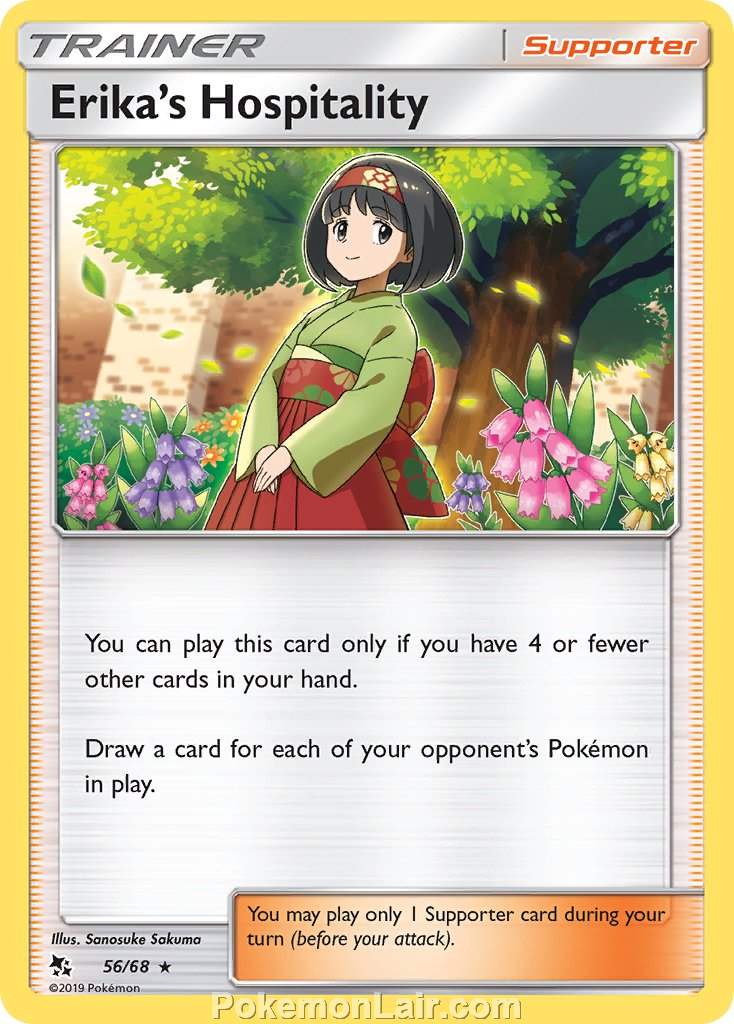 2019 Pokemon Trading Card Game Hidden Fates Price List – 56 Erikas Hospitality